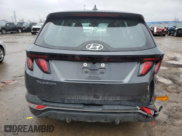 2024 Hyundai Tucson SE with VIN 5NMJA3DE6RH317948, listed as a Copart auction lot 47228155 with 23,283 mi miles and Non Repairable. Bid and sale history available at DreamBid. Image 6.