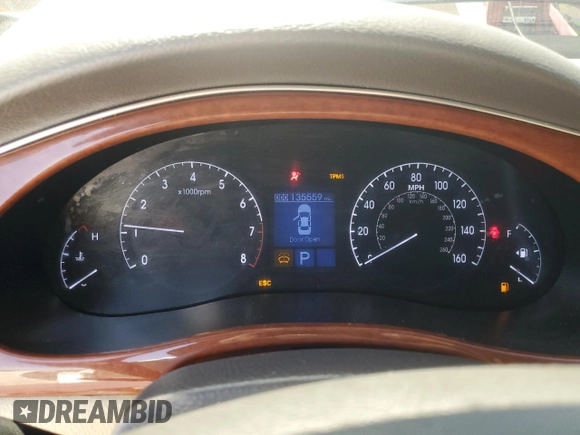 2013 Hyundai Genesis 3.8L с VIN KMHGC4DD6DU250346, выставлен на аукционе Copart как лот 57422475 с пробегом 135 559 миль миль и Списание • Salvage title. История ставок и продаж доступна на DreamBid. Изображение 9.