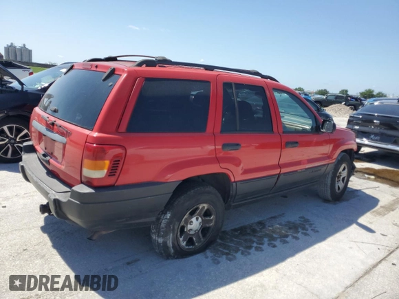 1999 Jeep Grand Cherokee Laredo z VIN 1J4G258SXXC518308, wystawiony jako Copart lot #56636235 z przebiegiem 233 649 mil mil oraz Szkoda całkowita • Salvage title. Historia ofert i sprzedaży dostępna na DreamBid. Obrazek 3.