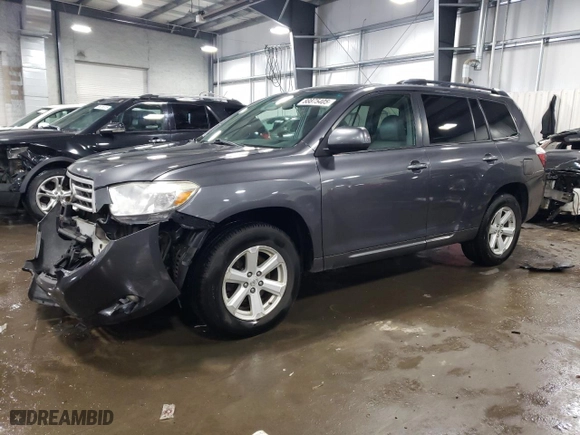 2010 Toyota Highlander SE with VIN 5TDJK3EH2AS040528, listed as a Copart auction lot 88875405 with 172,843 mi miles and Salvage Title. Bid and sale history available at carsss.com. Image 1.