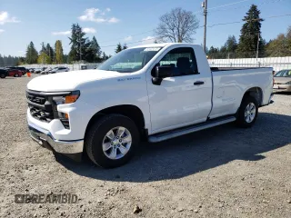 2023 Chevrolet Silverado 1500 Work Truck with VIN 3GCNAAED8PG323593, listed as a Copart auction lot 53402475 with 1,828 mi miles and Clean Title. Bid and sale history available at carsss.com. Image 1.