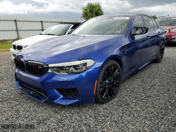 2019 BMW M5 Competition with VIN WBSJF0C51KB448614, listed as a Copart auction lot 51231872 with 12,099 mi miles. Bid and sale history available at carsss.com. Image 2.