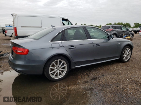 2016 Audi A4 Premium with VIN WAUAFAFL2GN013465, listed as a Copart auction lot 46416443 with 107,659 mi miles. Bid and sale history available at carsss.com. Image 3.