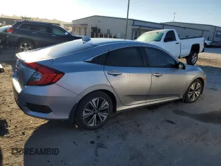 2017 Honda Civic Sedan EX-T with VIN 19XFC1F32HE014574, listed as a Copart auction lot 43198495 with 99,805 mi miles and Salvage Title. Bid and sale history available at carsss.com. Image 3.