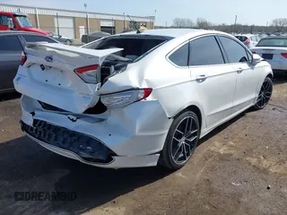 2014 Ford Fusion Titanium with VIN 3FA6P0K9XER201225, listed as a IAAI auction lot 41895572 with 108,510 mi miles. Bid and sale history available at carsss.com. Image 4.
