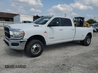 2021 Ram 3500 Big Horn z VIN 3C63RRHL4MG575085, wystawiony jako Copart lot #60650835 z przebiegiem 255 584 mil mil oraz Czysty tytuł • Clean title. Historia ofert i sprzedaży dostępna na DreamBid. Obrazek 1.
