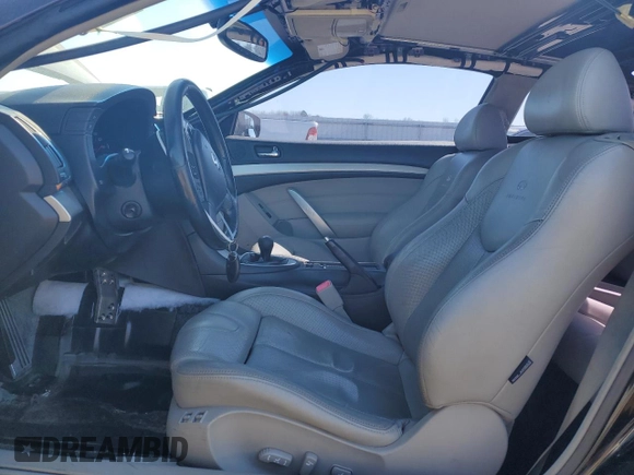 2009 Infiniti G37 Sport with VIN JNKCV64E49M604629, listed as a Copart auction lot 49499475 with 169,359 mi miles and Salvage Title. Bid and sale history available at DreamBid. Image 7.