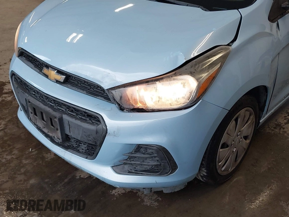 2016 Chevrolet Spark LS with VIN KL8CB6SA9GC574971, listed as a IAAI auction lot 41847239 with 104,169 mi miles. Bid and sale history available at carsss.com. Image 6.