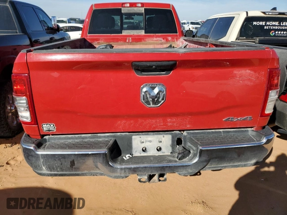 2021 Ram 2500 Tradesman with VIN 3C6UR5HL7MG580228, listed as a Copart auction lot 80829084 with 112,456 mi miles and Salvage Title. Bid and sale history available at carsss.com. Image 6.