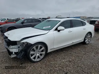 2018 Volvo S90 Inscription with VIN LVY992ML6JP007713, listed as a Copart auction lot 44603505 with 106,122 mi miles and Salvage Title. Bid and sale history available at carsss.com. Image 1.