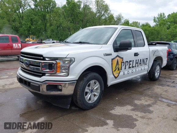 2018 Ford F-150 XL with VIN 1FTEX1CP8JKE25780, listed as a IAAI auction lot 42173737 with 114,454 mi miles and . Bid and sale history available at DreamBid. Image 19.