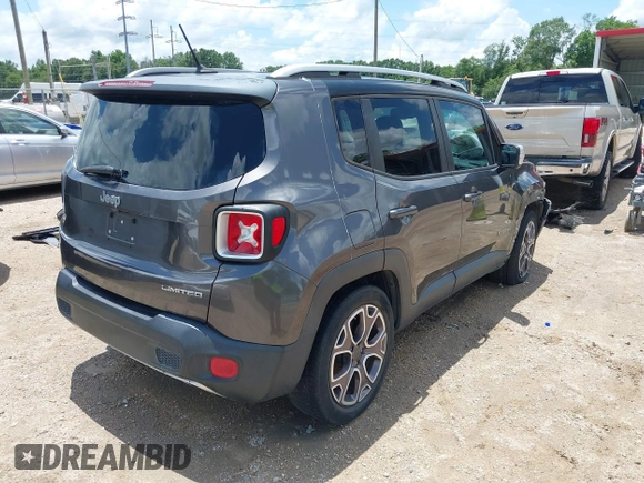 2017 Jeep Renegade Limited with VIN ZACCJADB6HPE71846, listed as a IAAI auction lot 42351461 with 135,373 mi miles and . Bid and sale history available at DreamBid. Image 4.
