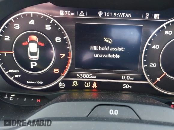 2017 Audi A3 Premium Plus with VIN WAUJ8GFF4H1008011, listed as a IAAI auction lot 41924377 with 53,885 mi miles and . Bid and sale history available at DreamBid. Image 15.