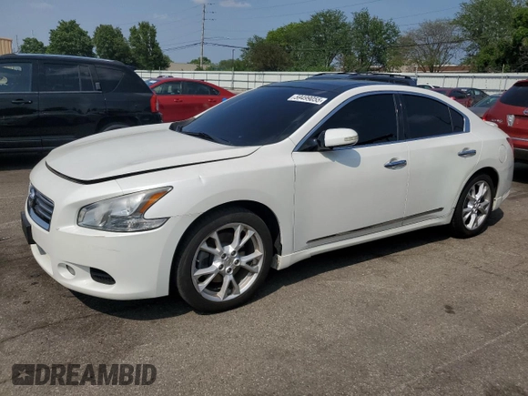 2013 Nissan Maxima SV with VIN 1N4AA5AP8DC820377, listed as a Copart auction lot 59499055 with 150,314 mi miles and Clean title. Bid and sale history available at DreamBid. Image 1.