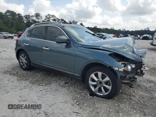2008 Infiniti EX Journey with VIN JNKAJ09E18M301718, listed as a Copart auction lot 53867545 with 221,989 mi miles and Salvage Title. Bid and sale history available at DreamBid. Image 4.