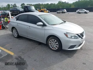 2018 Nissan Sentra SV with VIN 3N1AB7AP2JY313399, listed as a IAAI auction lot 42128878 with 123,577 mi miles. Bid and sale history available at carsss.com. Image 1.