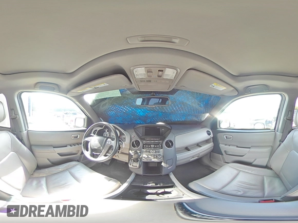 2013 Honda Pilot EX-L with VIN 5FNYF3H53DB001024, listed as a Copart auction lot 59376235 with 152,452 mi miles and Salvage title. Bid and sale history available at DreamBid. Image 15.