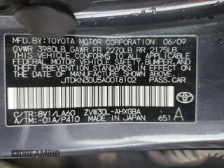 2010 Toyota Prius II with VIN JTDKN3DU5A0018102, listed as a Copart auction lot 52696305 with 139,636 mi miles and Salvage Title. Bid and sale history available at carsss.com. Image 16.