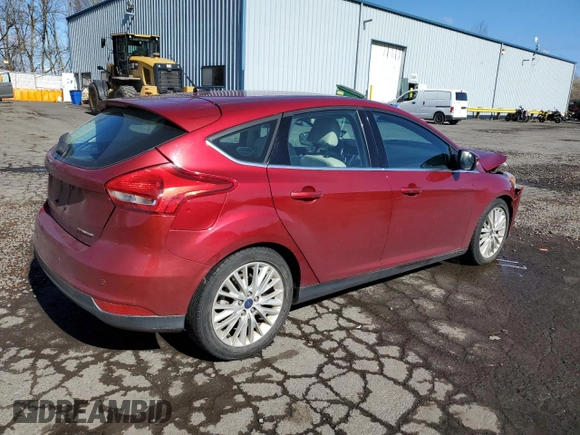 2017 Ford Focus Titanium with VIN 1FADP3N27HL287927, listed as a Copart auction lot 48057175 with 75,473 mi miles and Salvage Title. Bid and sale history available at carsss.com. Image 3.