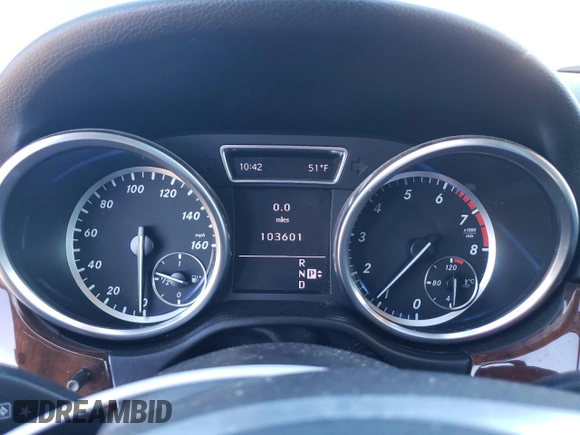2012 Mercedes-Benz M 550 с VIN 4JGDA7DB1CA052170, выставлен на аукционе Copart как лот 41739155 с пробегом 103 601 миль миль и Списание • Salvage title. История ставок и продаж доступна на DreamBid. Изображение 9.