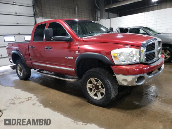 2007 Dodge 2500 SLT with VIN 1D7KS28A77J585424, listed as a Copart auction lot 54092155 with 191,734 mi miles and Clean title. Bid and sale history available at DreamBid. Image 4.