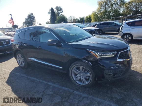 2021 Acura RDX w/Advance Package with VIN 5J8TC1H74ML015280, listed as a Copart auction lot 45579064 with 27,480 mi miles. Bid and sale history available at carsss.com. Image 4.