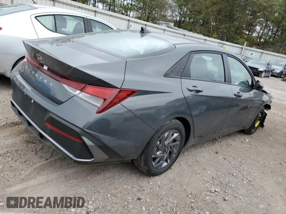 2024 Hyundai Elantra SEL with VIN KMHLM4DG8RU692932, listed as a Copart auction lot 78485454 with 5,682 mi miles and Salvage Title. Bid and sale history available at carsss.com. Image 3.