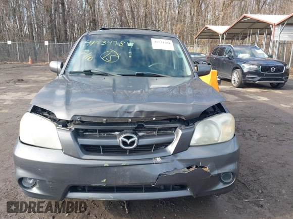 2006 Mazda Tribute LX with VIN 4F2YZ94126KM19822, listed as a IAAI auction lot 41534784 with 193,467 mi miles and . Bid and sale history available at DreamBid. Image 12.