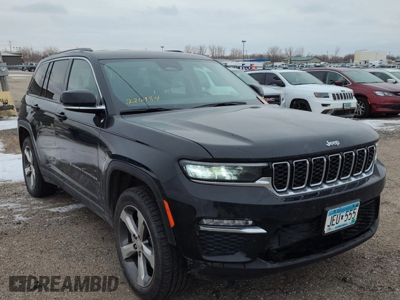 2022 Jeep Grand Cherokee Limited z VIN 1C4RJHBG2N8619866, wystawiony jako IAAI lot #42575871 z przebiegiem 65 385 mil mil oraz . Historia ofert i sprzedaży dostępna na DreamBid. Obrazek 19.