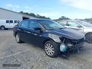 2017 Nissan Sentra SV with VIN 3N1AB7AP4HL705498, listed as a IAAI auction lot 41748010 with 120,126 mi miles. Bid and sale history available at carsss.com. Image 1.