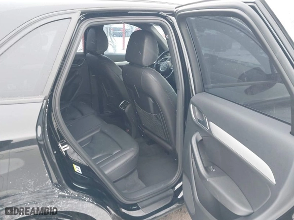 2017 Audi Q3 Premium with VIN WA1BCCFSXHR012345, listed as a IAAI auction lot 41589844 with 125,044 mi miles. Bid and sale history available at carsss.com. Image 8.
