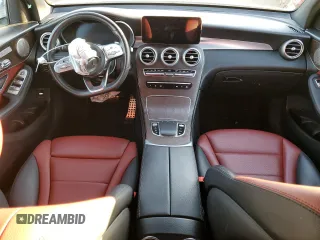 2021 Mercedes-Benz GLC with VIN W1N0J8EBXMF905170, listed as a Copart auction lot 86609244 with 46,880 mi miles and Salvage Title. Bid and sale history available at carsss.com. Image 8.