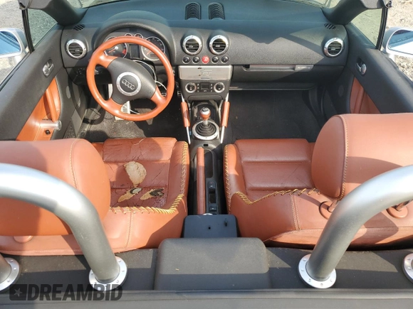2002 Audi TT with VIN TRUUT28N921010372, listed as a Copart auction lot 71538044 with 201,791 mi miles and Salvage Title. Bid and sale history available at carsss.com. Image 8.