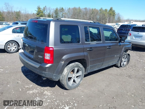 2016 Jeep Patriot High Altitude with VIN 1C4NJRFB6GD532209, listed as a IAAI auction lot 41814226 with 187,672 mi miles and . Bid and sale history available at carsss.com. Image 4.