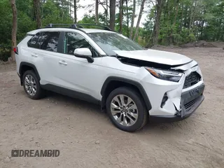 2025 Toyota RAV4 XLE Premium with VIN 2T3A1RFV9SW532080, listed as a IAAI auction lot 42420248 with 323 mi miles and . Bid and sale history available at DreamBid. Image 1.