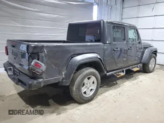 2020 Jeep Gladiator Sport S with VIN 1C6HJTAG3LL161496, listed as a Copart auction lot 48807525 with 88,429 mi miles and Salvage title. Bid and sale history available at DreamBid. Image 3.