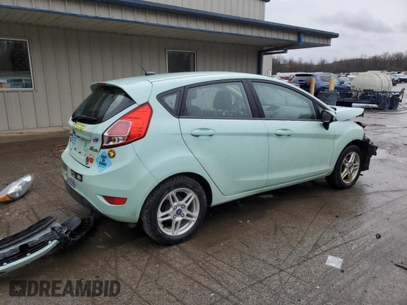 2019 Ford Fiesta SE with VIN 3FADP4EJ3KM154388, listed as a Copart auction lot 53260375 with 45,126 mi miles and Salvage Title. Bid and sale history available at DreamBid. Image 3.