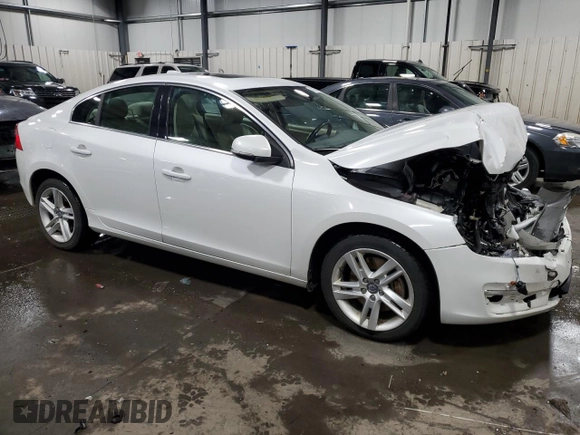 2015 Volvo S60 T5 Premier with VIN YV1612TB8F2311117, listed as a Copart auction lot 43157495 with 139,312 mi miles and Salvage Title. Bid and sale history available at carsss.com. Image 4.