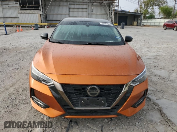 2020 Nissan Sentra SR with VIN 3N1AB8DV7LY217142, listed as a Copart auction lot 50241005 with 105,559 mi miles and Salvage Title. Bid and sale history available at DreamBid. Image 5.