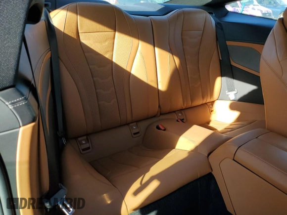 2020 BMW 8 Series 840i with VIN WBAAE2C05LCD13691, listed as a Copart auction lot 72885664 with 28,107 mi miles and Salvage Title. Bid and sale history available at carsss.com. Image 10.