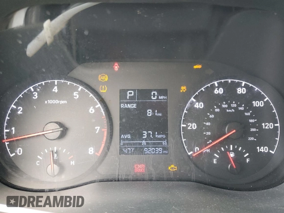 2020 Hyundai Accent SE with VIN 3KPC24A64LE099516, listed as a Copart auction lot 46048185 with 92,039 mi miles and Salvage Title. Bid and sale history available at carsss.com. Image 9.