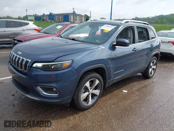 2020 Jeep Cherokee High Altitude with VIN 1C4PJLDN5LD636199, listed as a IAAI auction lot 42086834 with 66,101 mi miles and . Bid and sale history available at DreamBid. Image 18.