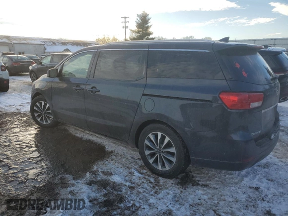 2015 Kia Sedona SX with VIN KNDMC5C15F6037710, listed as a Copart auction lot 89077365 with 165,143 mi miles and Clean Title. Bid and sale history available at carsss.com. Image 2.