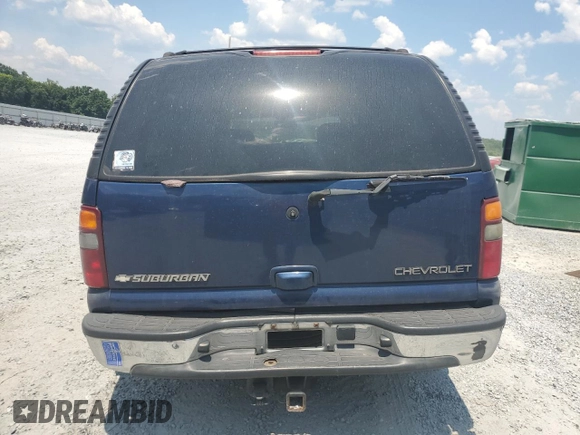 2002 Chevrolet Suburban LT with VIN 1GNFK16ZX2J220847, listed as a Copart auction lot 60745004 with 264,547 mi miles and Salvage Title. Bid and sale history available at carsss.com. Image 6.