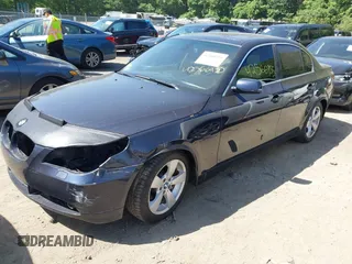 2007 BMW 5 Series 530xi with VIN WBANF73517CU23700, listed as a IAAI auction lot 42566955 with 153,205 mi miles and . Bid and sale history available at DreamBid. Image 1.