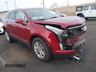 2020 Cadillac XT5 Premium Luxury AWD with VIN 1GYKNDRS0LZ195095, listed as a IAAI auction lot 41504349 with 55,993 mi miles and . Bid and sale history available at DreamBid. Image 1.