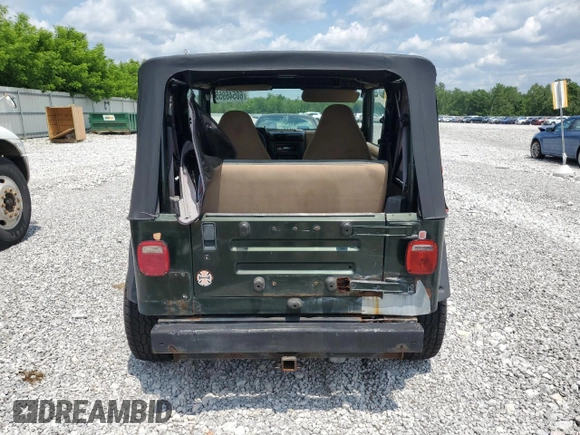 1998 Jeep Wrangler Sahara с VIN 1J4FY49S0WP727745, выставлен на аукционе Copart как лот 60546955 с пробегом 139 476 миль миль и Чистый • Clean title. История ставок и продаж доступна на DreamBid. Изображение 6.