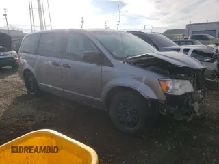 2020 Dodge Grand Caravan SE with VIN 2C4RDGBG5LR231498, listed as a Copart auction lot 84172944 with 14,749 mi miles and Salvage Title. Bid and sale history available at DreamBid. Image 4.
