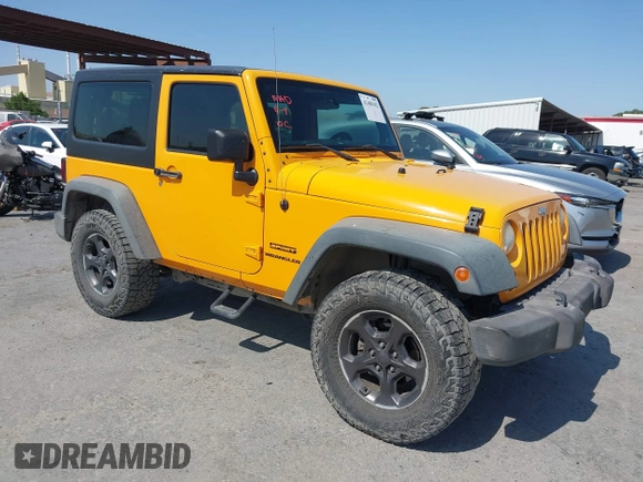 2012 Jeep Wrangler Sport with VIN 1C4AJWAG1CL286332, listed as a IAAI auction lot 42408102 with 169,204 mi miles and . Bid and sale history available at DreamBid. Image 1.