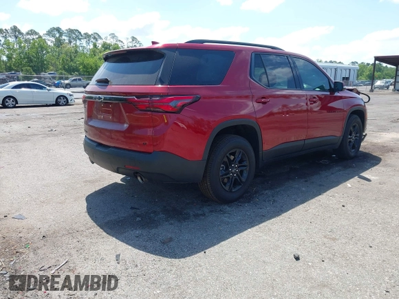 2022 Chevrolet Traverse LT Cloth with VIN 1GNERGKW7NJ154137, listed as a IAAI auction lot 42181210 with 30,650 mi miles and . Bid and sale history available at DreamBid. Image 4.